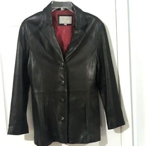 Women's leather jacket